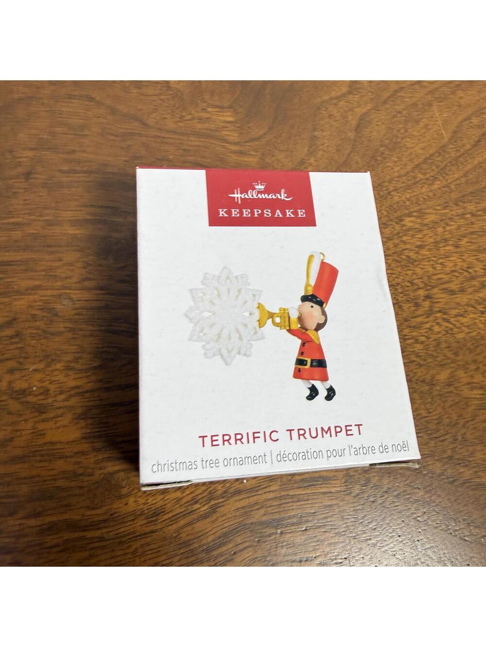 2024 Hallmark Keepsake Terrific Trumpet Miniature Ornament MIB Marching Band